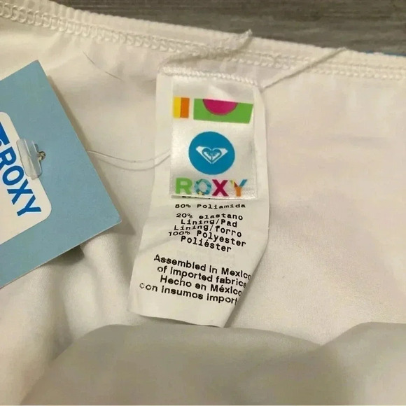 Roxy‎ girl Reversible Sidewinder Printed and Logo Bikini Swim Bottom NEW - Picture 4 of 8